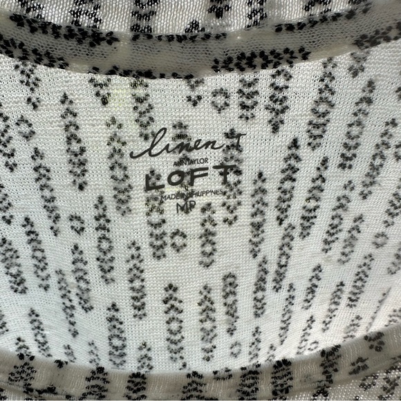 Loft linen scoop neck t shirt - Picture 2 of 3